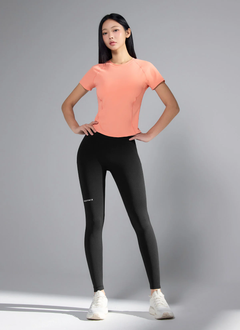 XEXYMIX Daily Feather Slim-Fit Short Sleeve in Papaya Orange — image 3