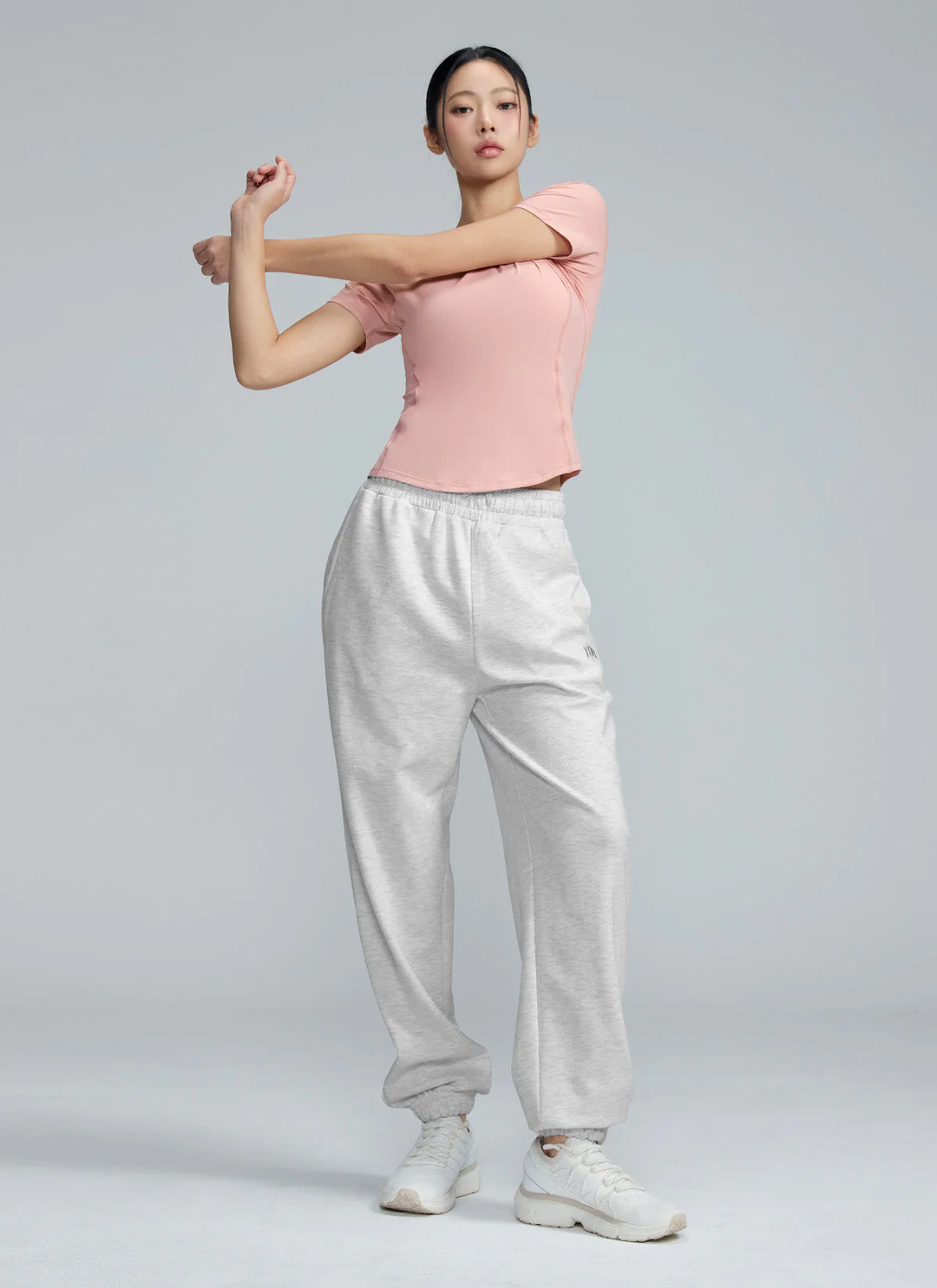 XEXYMIX Daily Feather Slim-Fit Short Sleeve in Primrose Pink — image 3