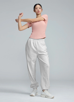 XEXYMIX Daily Feather Slim-Fit Short Sleeve in Primrose Pink — image 3
