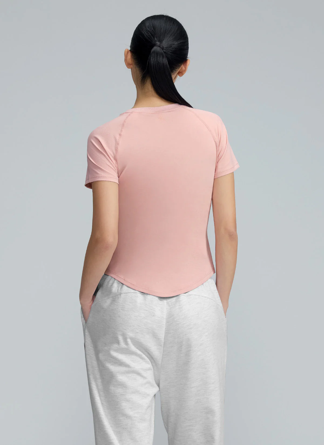 XEXYMIX Daily Feather Slim-Fit Short Sleeve in Primrose Pink — image 4