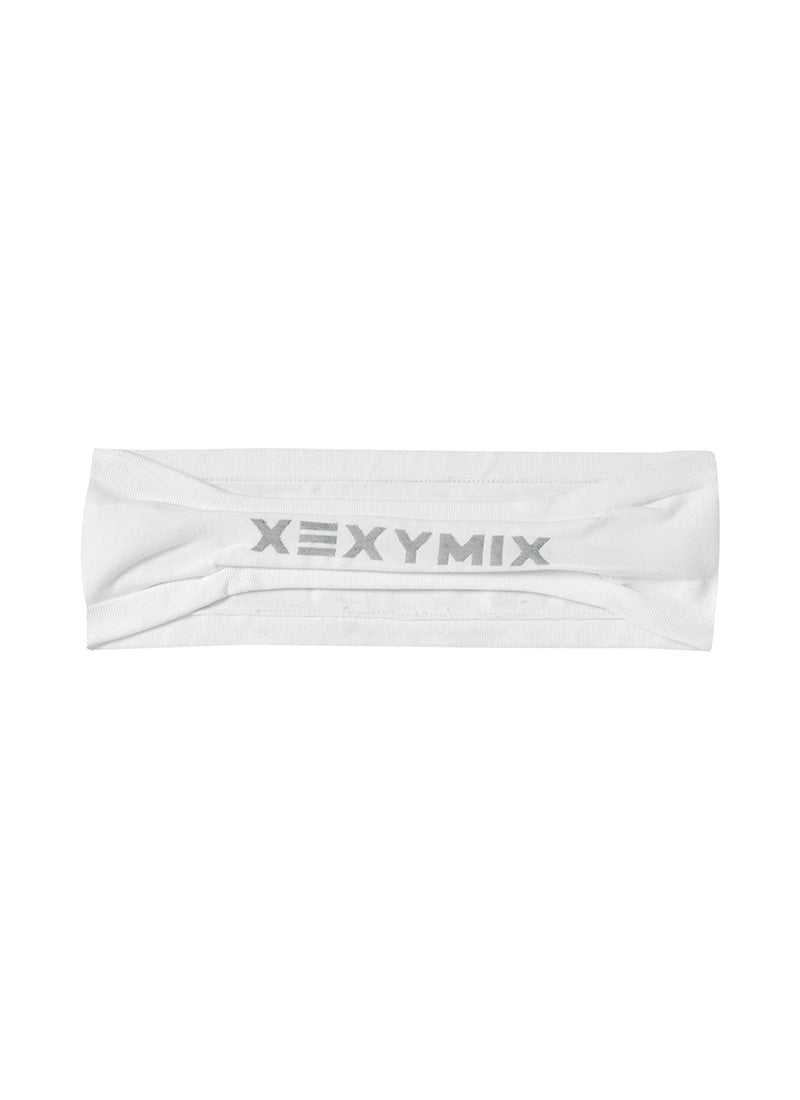 XEXYMIX RX Reflective Logo Headband in Ivory — image 3