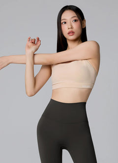XEXYMIX Comfort Up Cross Back Top in Pale Almond — image 1