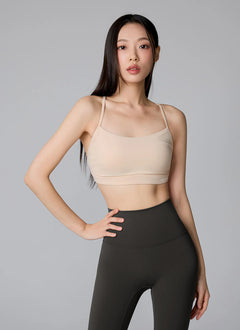 XEXYMIX Comfort Up Cross Back Top in Pale Almond — image 3