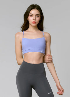 XEXYMIX Comfort Up Cross Back Top in Silver Lake Blue — image 1