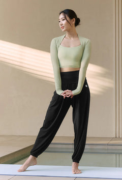XEXYMIX Black Label Signature 300N Basic Bra Top in Fog Green — image 3