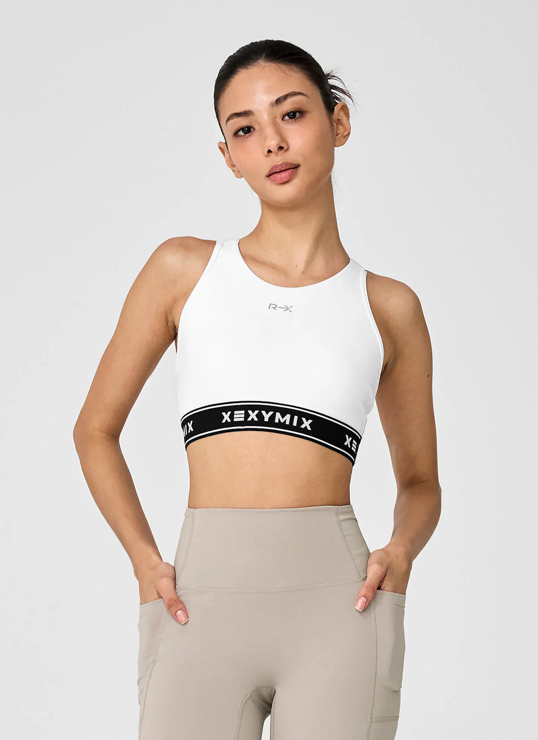 XEXYMIX RX Black Label Signature 360N Support Bra Top in Pale Ivory — image 1