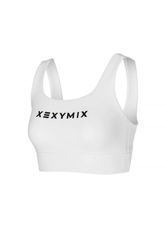 XEXYMIX Black Label Signature Power Rise Bra Top in Pale Ivory — image 4