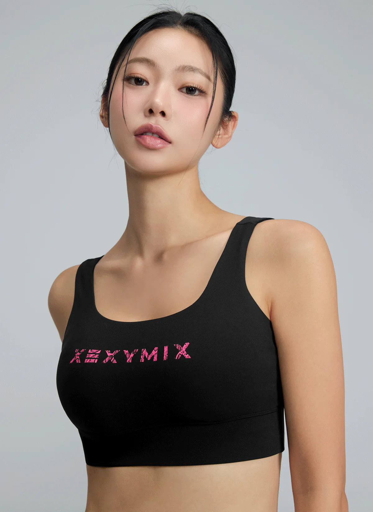 XEXYMIX Black Label Signature Power Rise Bra Top in Jenny Black — image 2