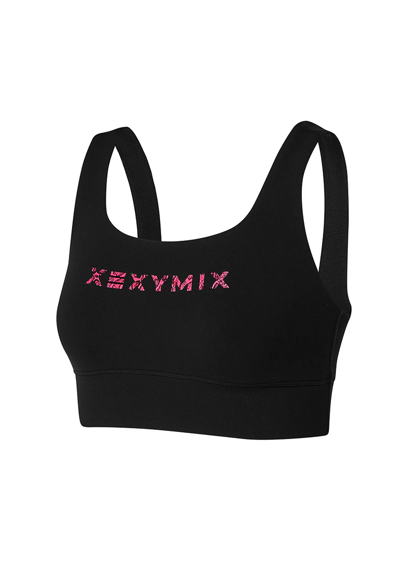 XEXYMIX Black Label Signature Power Rise Bra Top in Jenny Black — image 5