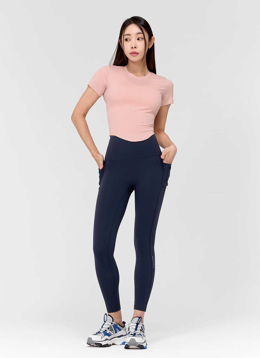 XEXYMIX Black Label Signature 360N Out-Pocket Leggings in Modern Navy — image 1