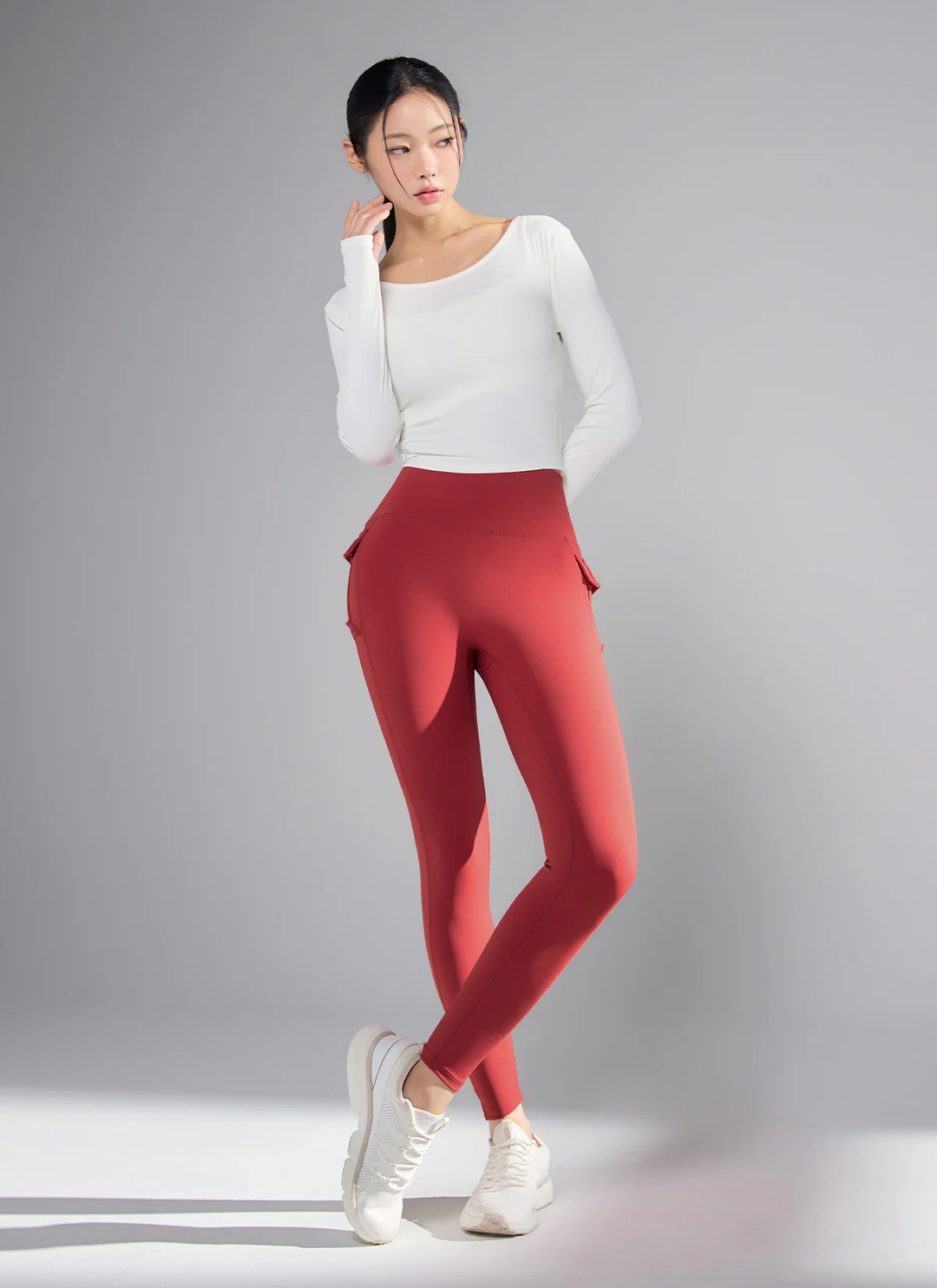 XEXYMIX Black Label Signature 360N Out-Pocket Leggings in Racing Red — image 1