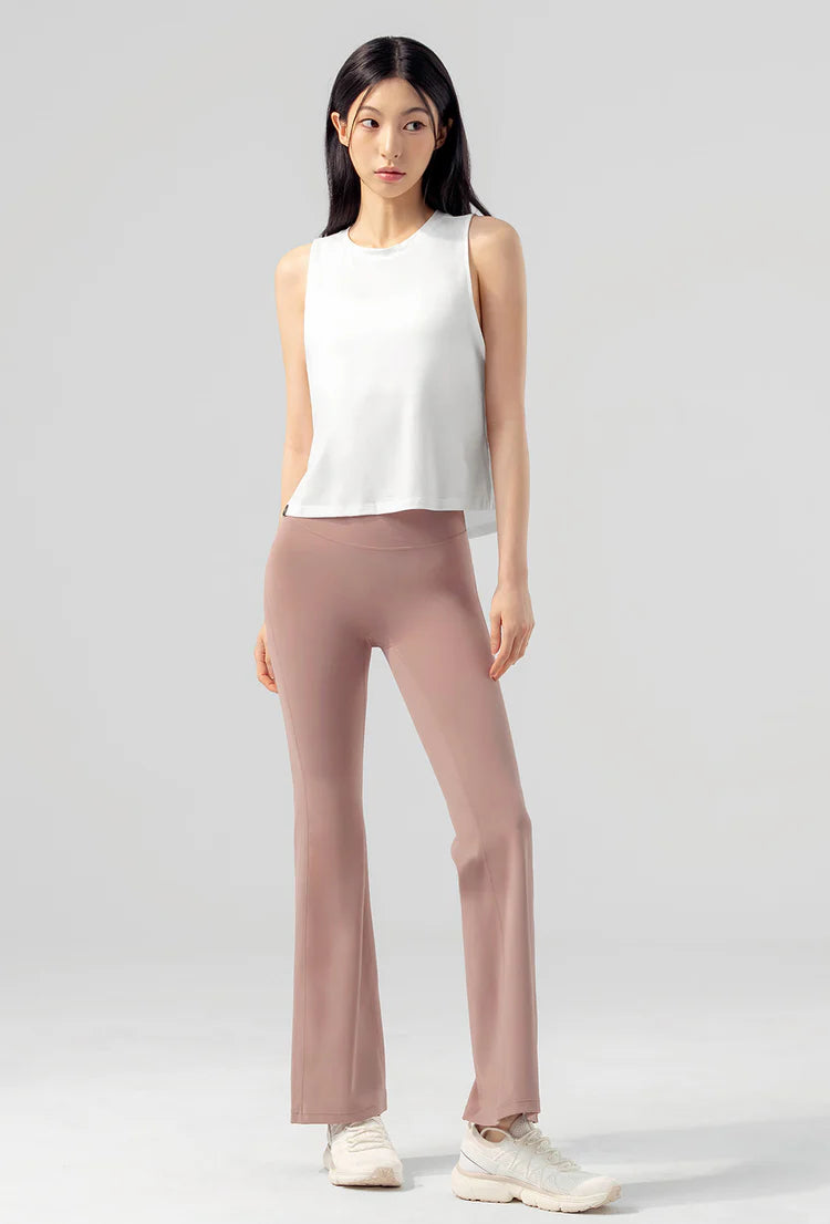 XEXYMIX Black Label Power Rise Bootscut Pants in Evening Rose — image 1