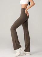 XEXYMIX Black Label Power Rise Bootscut Pants in Walnut Brown — image 3