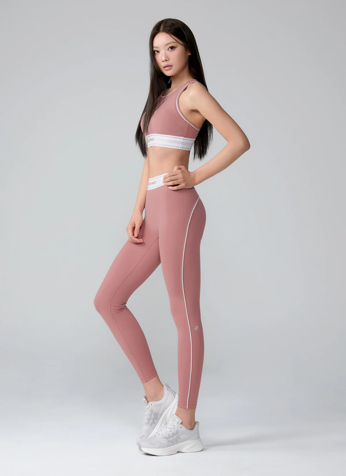 XEXYMIX Black Label Signature 360N Acti-Fit Leggings in Faded Rose — image 1