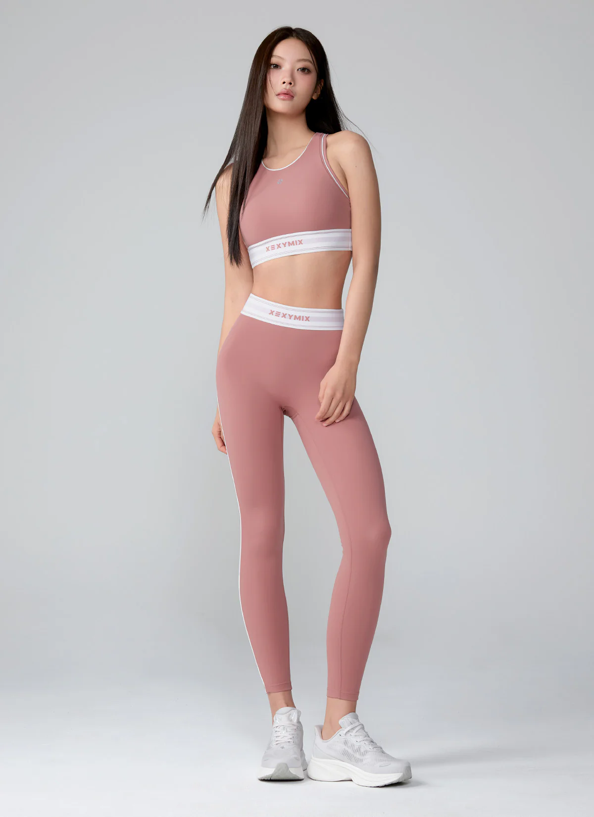 XEXYMIX Black Label Signature 360N Acti-Fit Leggings in Faded Rose — image 2