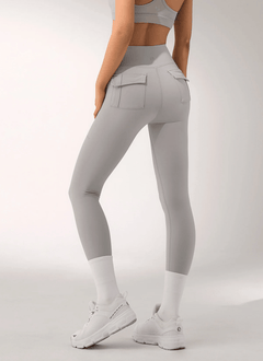 XEXYMIX Black Label Signature 360N Hip Pocket Leggings in Natural Gray — image 3