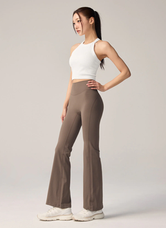 XEXYMIX Black Label Signature Power Rise Fleece-Lined Bootcut Pants in Chocolate Chip — image 2