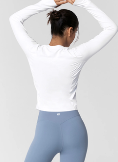 XEXYMIX High-Intensity Finger Hole Long Sleeve in Ivory — image 4