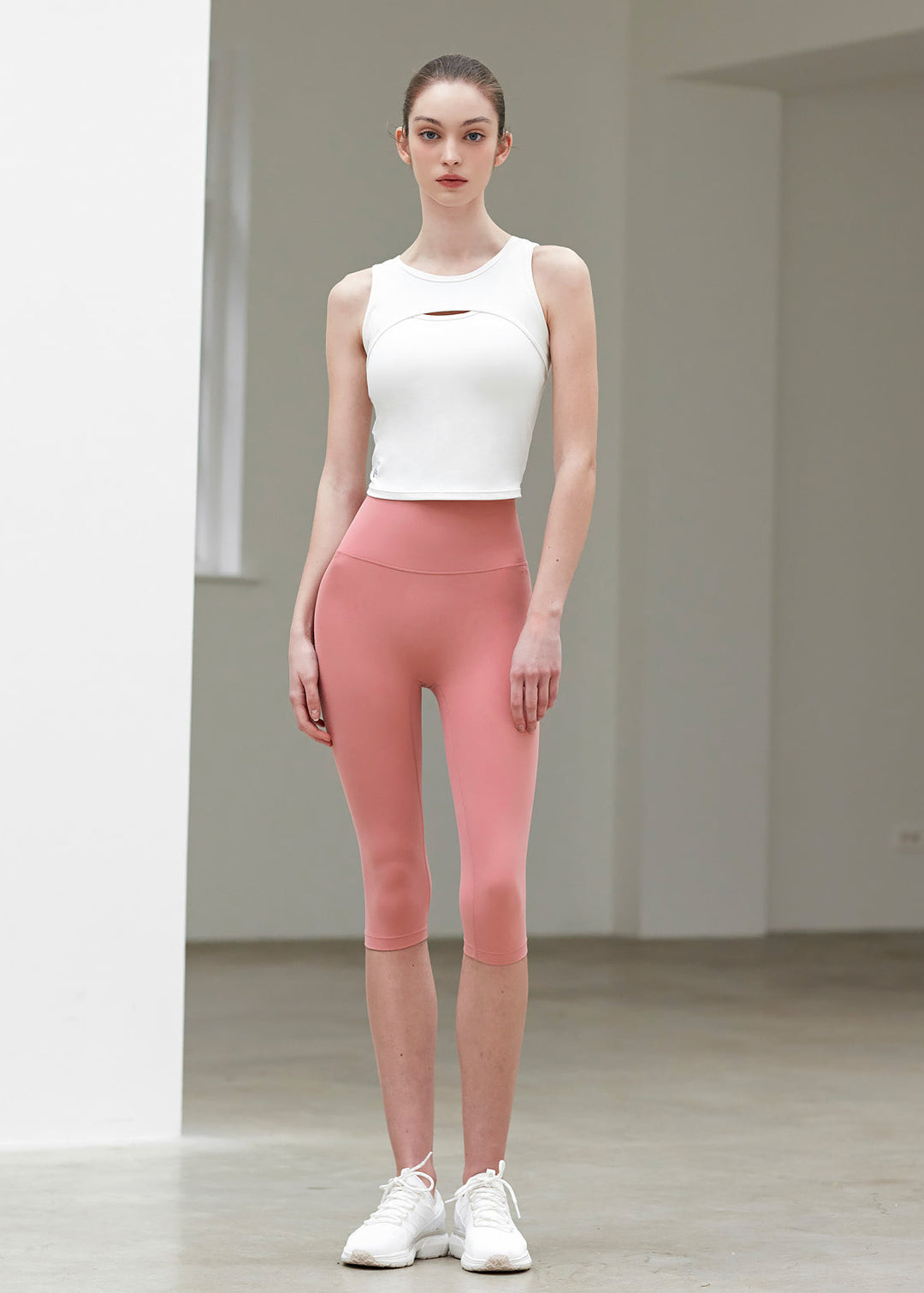 XEXYMIX Black Label Signature 300N Leggings (6.5-Length) in Rosewood Pink — image 6