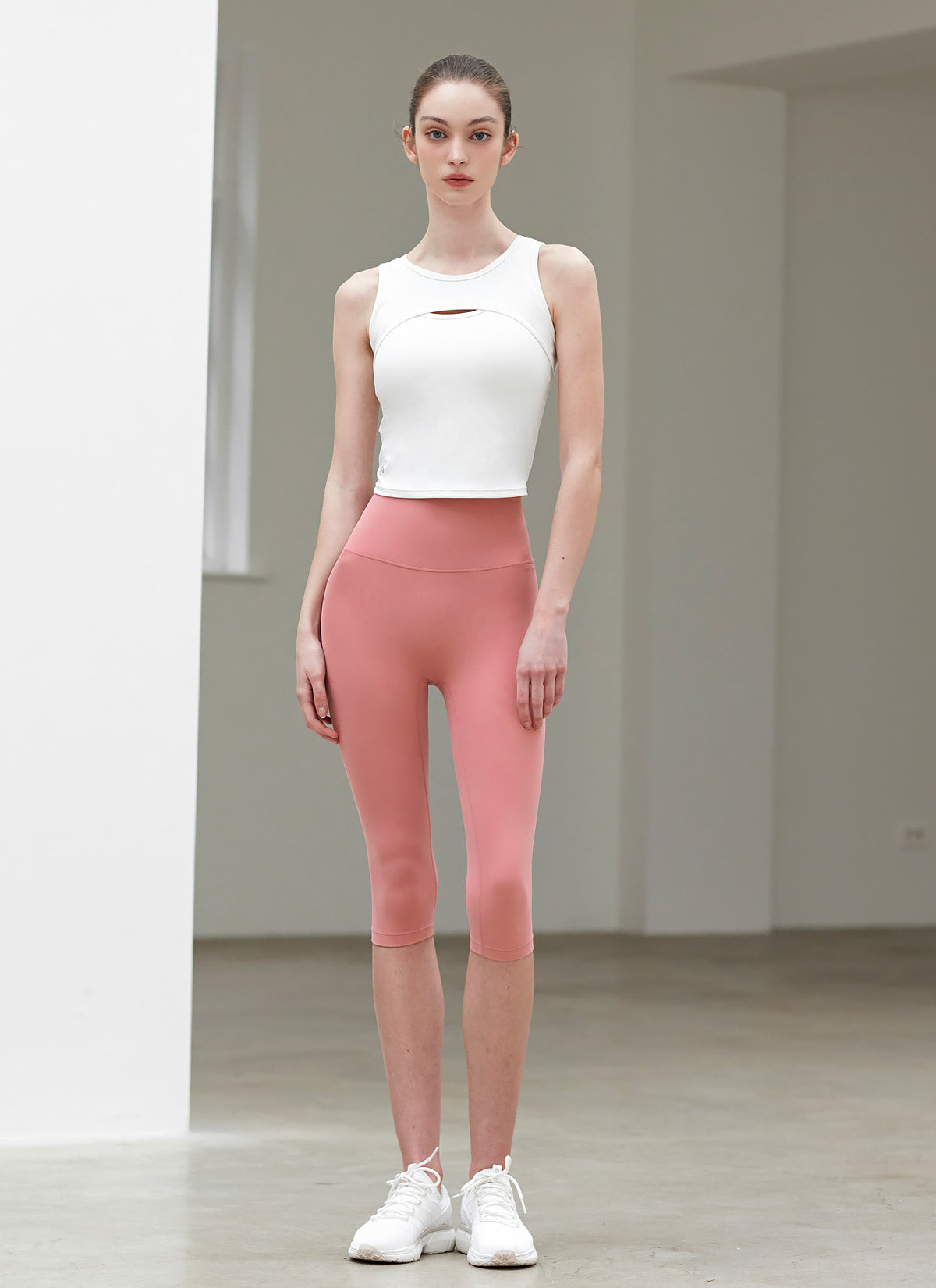 XEXYMIX Black Label Signature 300N Leggings (6.5-Length) in Rosewood Pink — image 6