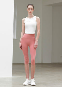XEXYMIX Black Label Signature 300N Leggings (6.5-Length) in Rosewood Pink — image 6