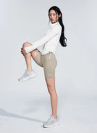 XEXYMIX Black Label Signature 360N Leggings (3.5-Length) in Safari Gray — image 3