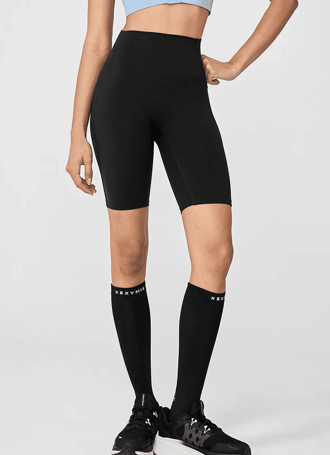 XEXYMIX RX Black Label Signature 360N Pocket Leggings (4.5-Length) in Black — image 2
