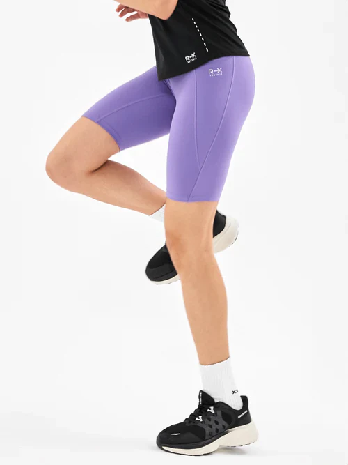 XEXYMIX RX Black Label Signature 360N Pocket Leggings (4.5-Length) in Purple Rose — image 2