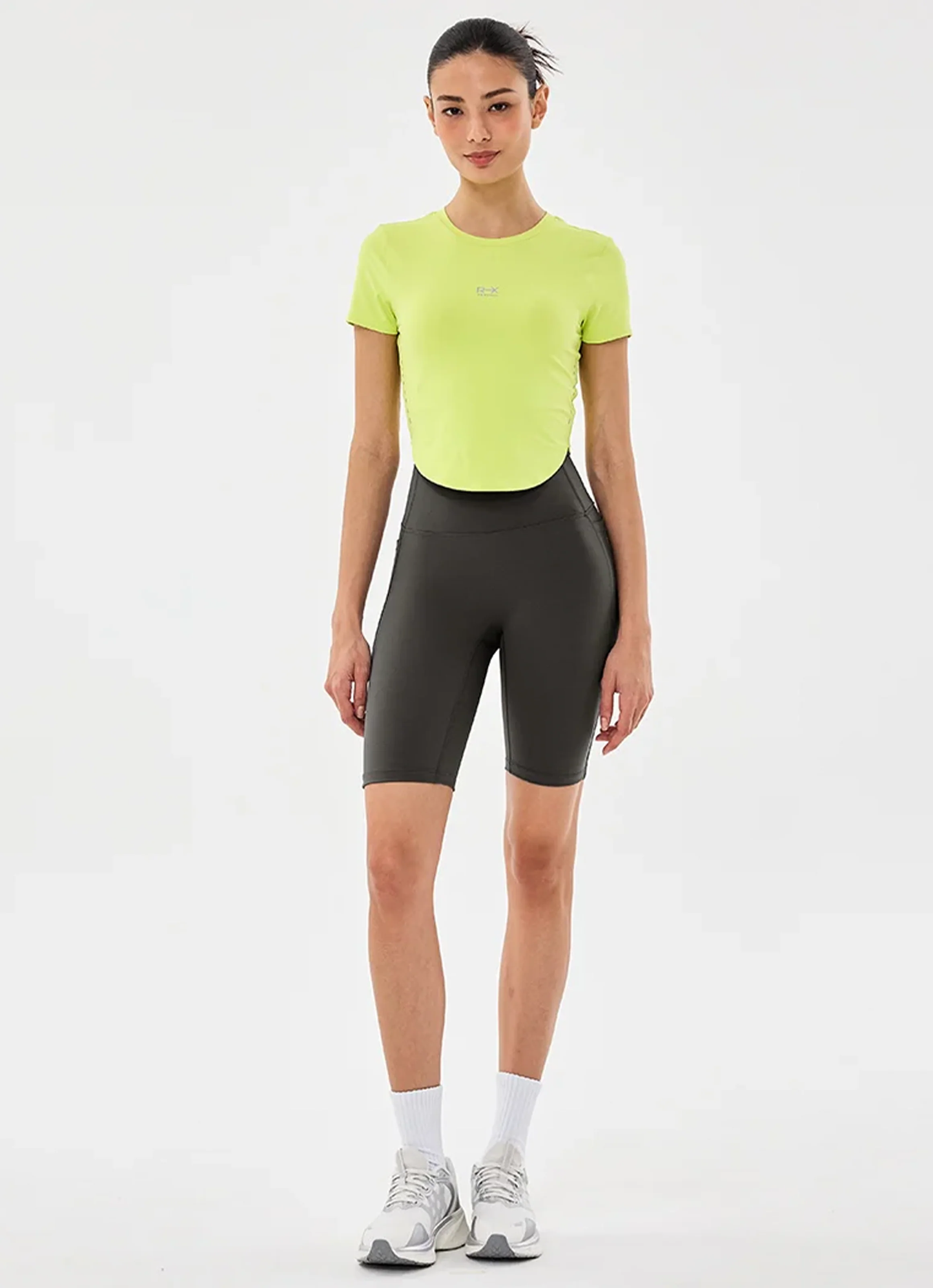 XEXYMIX RX Black Label Signature 360N Pocket Leggings (4.5-Length) in Smoke Gray — image 1