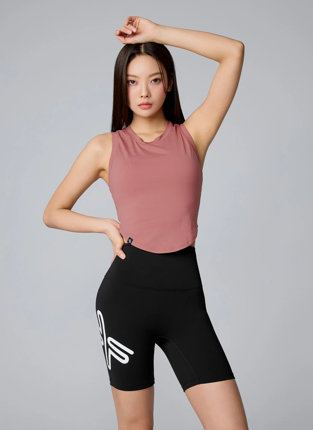 XEXYMIX Black Label Signature 360N Big Symbol Leggings (3.5-Length) in Black — image 1
